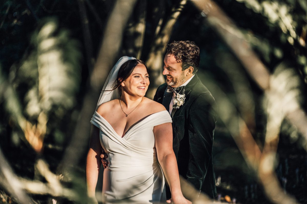 A Tuxedo Wedding | Molly & Connor 2 a man and woman in a white dress